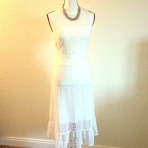 White lace dress